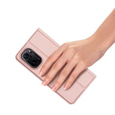 Dux Ducis Skin knížkové pouzdro na Xiaomi Poco F3 / Mi 11i pink