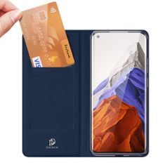 Dux Ducis Flipové pouzdro skin Xiaomi Mi 11 Pro , modrá, 6934913050026