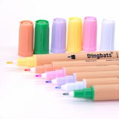 Dingbats* Sada 6 popisovačů Ātopen Pastel se dvěma hroty