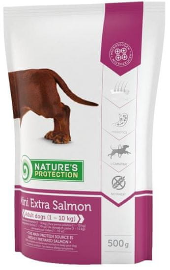 Nature's Protection Dog Dry Adult Mini Extra Salmon 500 g