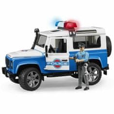 Bruder Land rover policie s figurkou