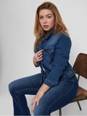 Only Carmakoma Dámská džínová bunda CARWESPA 15224741 Medium Blue Denim (Velikost XXL)