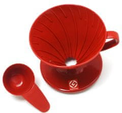 Hario Dripper V60-02 keramický červený