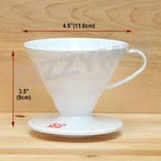 Hario Dripper V60-02 plastový červený