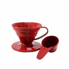 Hario Dripper V60-01 plastový červený