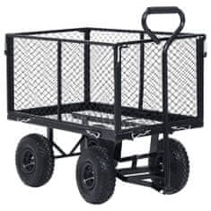 Greatstore Zahradní ruční vozík černý 350 kg