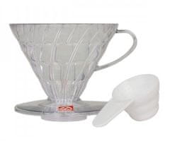 Hario Dripper V60-02 plastový čirý