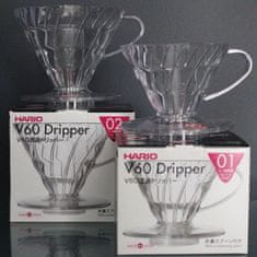 Hario Dripper V60-02 plastový čirý