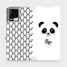 Mobiwear Flip pouzdro na mobil Realme 8 - M030P Panda Amálka