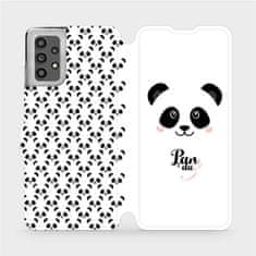 Mobiwear Flip pouzdro na mobil Samsung Galaxy A32 LTE - M030P Panda Amálka