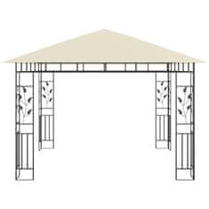 Vidaxl Altán s moskytiérou 3 x 3 x 2,73 m krémový 180 g/m²