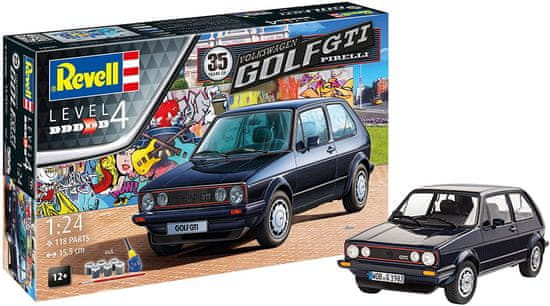 Revell Gift-Set auto 05694 - 35 Years VW Golf 1 GTi Pirelli (1:24)