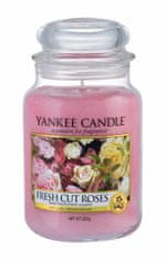 Yankee Candle 623g fresh cut roses, vonná svíčka