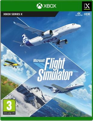 Flight Simulator - Xbox Series (8J6-00019) letecký simulátor letadla měnící počasí tma