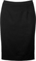 Kariban Dámská kostýmková sukně s elastanem - tužková sukně Kariban, Velikost 40, Barva Černá