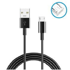 W-STAR W-star Kabel USB/A na USB micro 1m, 2A, černá, USBAMC1