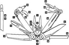 LEATHERMAN Multitool SURGE černá 831333