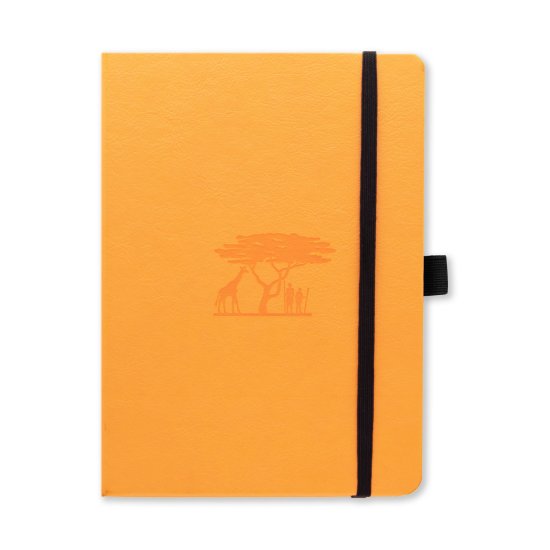 Dingbats* Tečkovaný zápisník A5+ Earth Tangerine Serengeti