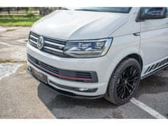 Maxton Design spoiler pod přední nárazník ver.2 pro Volkswagen T6, černý lesklý plast ABS