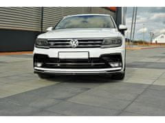 Maxton Design spoiler pod přední nárazník pro Volkswagen Tiguan Mk2, černý lesklý plast ABS