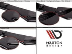 Maxton Design spoiler pod přední nárazník ver.1 pro Seat Leon Cupra Mk1, černý lesklý plast ABS