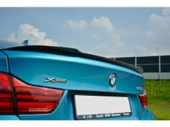 Maxton Design prodloužení spoileru pro BMW Řada 4 F36, černý lesklý plast ABS