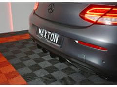 Maxton Design vložka zadního nárazníku pro Mercedes třída C W 205/AMG-Line, Carbon-Look