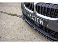 Maxton Design spoiler pod přední nárazník ver.2 pro BMW Řada 3 G20, černý lesklý plast ABS