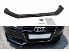 Maxton Design spoiler pod přední nárazník ver.2 pro Audi A5, S5 8T Facelift, černý lesklý plast ABS