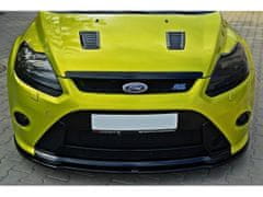 Maxton Design spoiler pod přední nárazník ver.2 pro Ford Focus RS Mk2, černý lesklý plast ABS