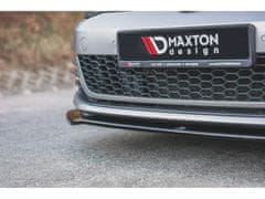 Maxton Design spoiler pod přední nárazník ver.2 pro Volkswagen Golf GTI Mk7, černý lesklý plast ABS