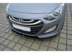 Maxton Design spoiler pod přední nárazník pro Hyundai I30 Mk2, černý lesklý plast ABS