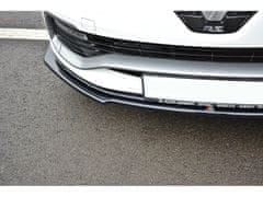 Maxton Design spoiler pod přední nárazník pro Renault Clio RS Mk4, černý lesklý plast ABS