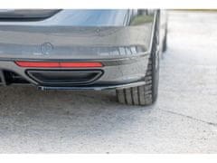 Maxton Design boční difuzory pod zadní nárazník pro Volkswagen Passat Mk8 (B8), černý lesklý plast ABS, R-Line