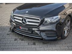 Maxton Design spoiler pod přední nárazník pro Mercedes třída E W213/Coupe (C238)/Sedan, černý lesklý plast ABS