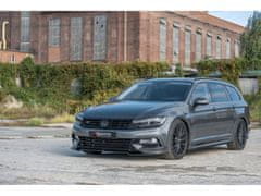 Maxton Design spoiler pod přední nárazník ver.2 pro Volkswagen Passat Mk8 (B8), černý lesklý plast ABS, R-Line