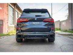 Maxton Design prodloužení spoileru pro BMW X5 G05, černý lesklý plast ABS