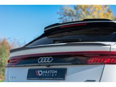Maxton Design prodloužení spoileru ver.2 pro Audi Q8 Mk 1, černý lesklý plast ABS
