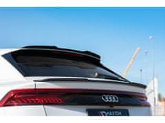 Maxton Design prodloužení spoileru ver.2 pro Audi Q8 Mk 1, černý lesklý plast ABS