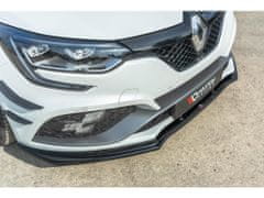 Maxton Design spoiler pod přední nárazník ver.1 pro Renault Megane RS Mk4, černý lesklý plast ABS