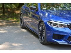 Maxton Design difuzory pod boční prahy pro BMW Řada M5 F90, černý lesklý plast ABS