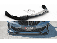 Maxton Design spoiler pod přední nárazník ver.5 pro BMW Řada 1 F40, černý lesklý plast ABS