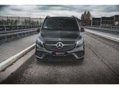 Maxton Design spoiler pod přední nárazník pro Mercedes třída V W447F, černý lesklý plast ABS