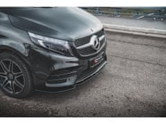 Maxton Design spoiler pod přední nárazník pro Mercedes třída V W447F, černý lesklý plast ABS