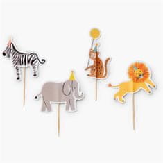 Decor By Glassor Papírové košíčky na cupcakes se zvířátky