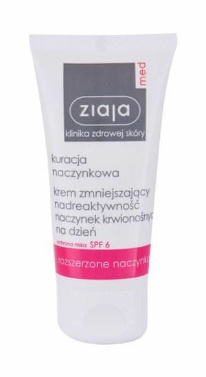 Kraftika 50ml ziaja med capillary treatment spf6, denní pleťový krém