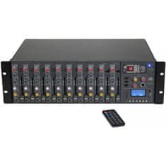 Omnitronic RM-1422FXA USB Rack Power Mixer