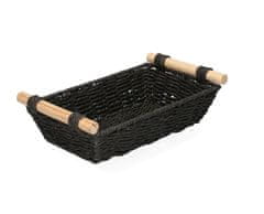 Homla MOSVIK Basket černý 27x15x7,5 cm