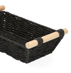 Homla MOSVIK Basket černý 27x15x7,5 cm