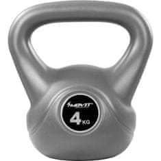 shumee Kettlebell činka šedá - 4 kg